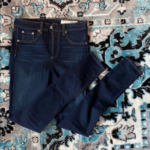 Rag & Bone High Rise Skinny jeans, dk blue, sz27